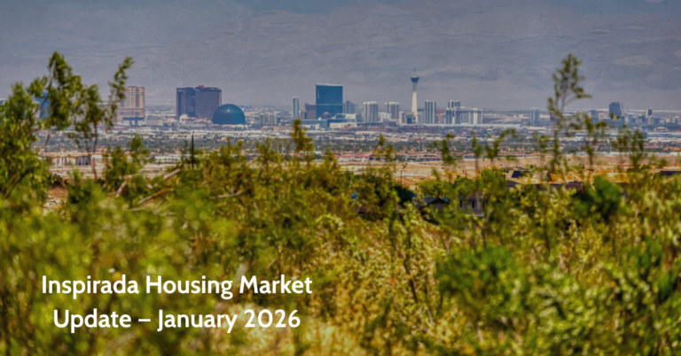 Inspirada Housing Market Update — January 2026